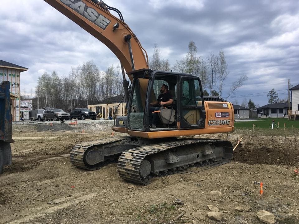 Excavation chantier