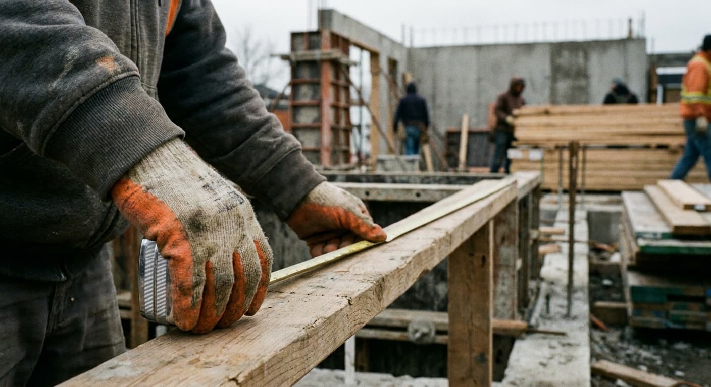 Échange sur un chantier